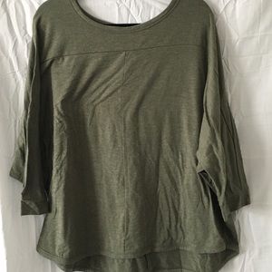 Army green shirt